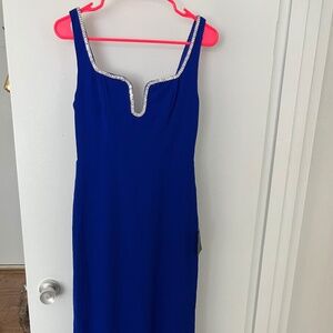 Lulu’s cobalt blue maxi dress medium
